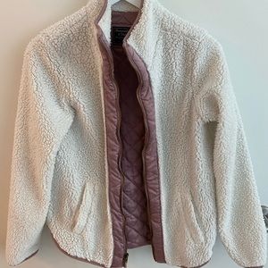 Abercrombie Sherpa zip up jacket